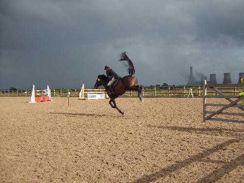 cloudy weather - cloudy weather photo I took in the uk at a horse show