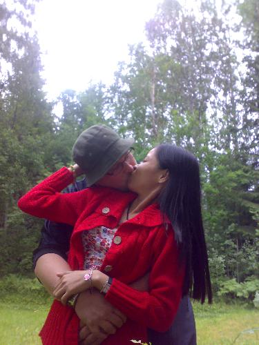 with the love of my life  - taken in sweden!