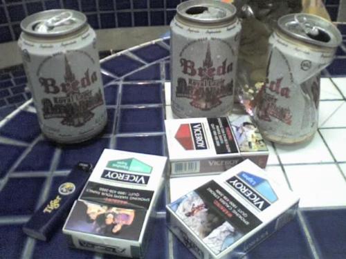 cigarettes and beer - Cigarettes