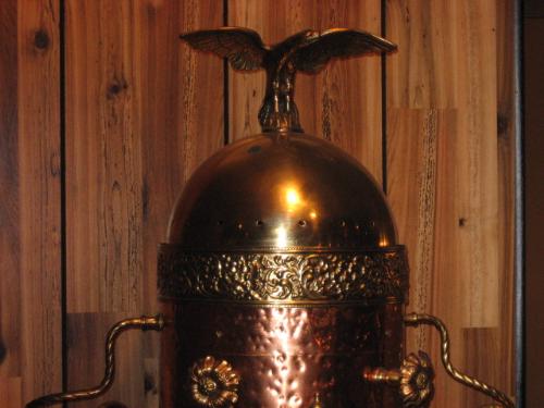 Ornamental Copper/brass eagle - On top of a circa 1970's espresso machine