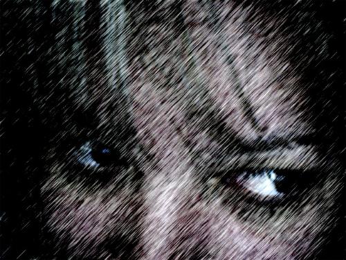 Eyes 2 - Eyes glancing downward