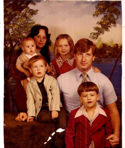 Me and my family in earlier days - Just a family photo when my children were younger.
