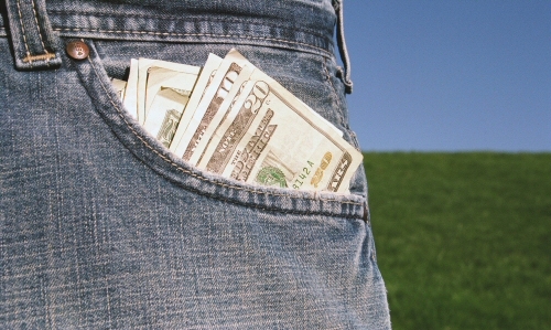 Money in my pocket - I want $1000 in my pocket..hehehe and another in my wallet