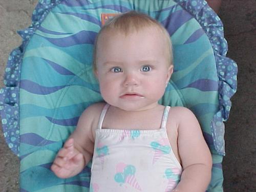 Katie - This is my youngest granddaughter. I just thought I'd take this opportunity to show her off a little bit.