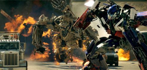 doing battle - bonecrasher vs optimus prime