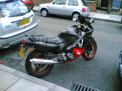 Honda CBR 600 - Rear view of my old Honda CBR 600 shortly after being rebuilt.