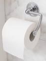 toilet paper - Toilet paper on a toilet roll holder toilet paper - Toilet paper on a toilet roll holder