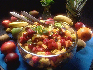 salad -  Fruit salad is many girl's favorite.