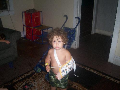 Thats my little trooper right there Angel Luis Ros - Thats my little trooper right there Angel Luis Rosado he broke his little arm
