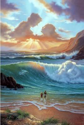 pic - nice pic with big wave and some lovers
