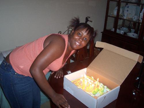 Birthday Cake (yum-yum) - there's not much to say. The picture explains everything, I'm about to make a birthday wish. The question is did the wish come true.........