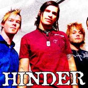 hinder - a picture of the rock band hinder