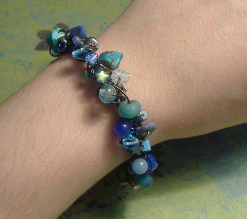 Jumbled Bracelet - Get yourself a custom bracelet like this at Tangerine Sunshine -- www.tangerinesunshine.etsy.com