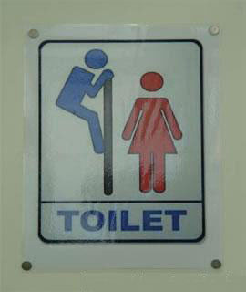 Toilet Sign - Hmm...