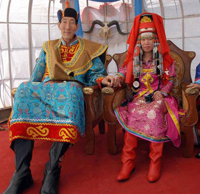 groom and bride - groom mr bao xishun and his bride 