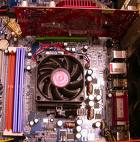 Hardware - Picture of A processor mounted on a mobo.