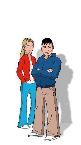 living with girl friend - this boy likes to live with his girl friend!