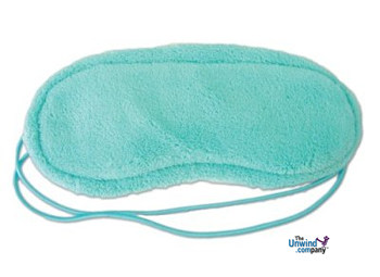 Hot or Cold Happy Gel Pack Eye Mask - Filled with temperature retaining rice and buckwheat to gently massage acupressure points around the eyes and face.