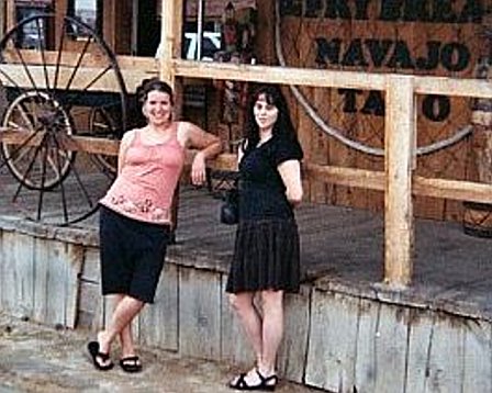 Me & Christine  - Oatman Arizona