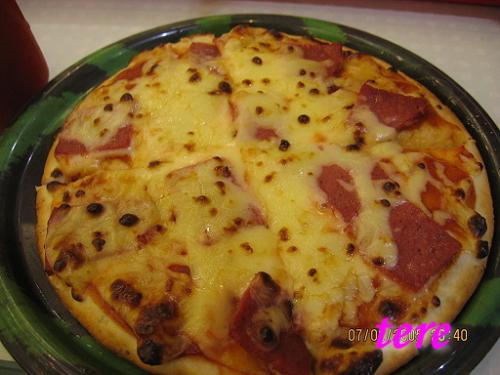 pizza/food - delicious pizza with lots of cheese