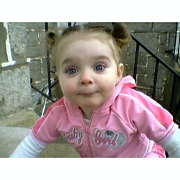 My granddaughter - I hadnot seen her since August. This picture was taken on March 1