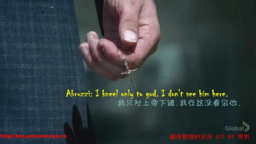 abruzzi - the quote said before abruzzi died