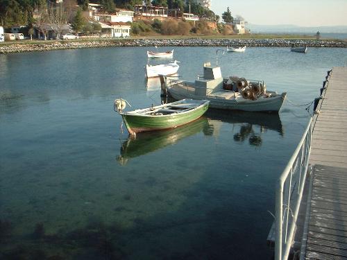 boats - boats in a quiet litle seasite