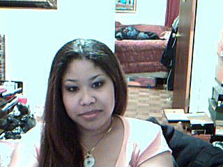 Rachel - This is Rachel after she came back from the MAC counter and got her make up done for free!