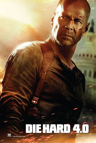 die hard 4.0 - bruce willis in die hard 4.0