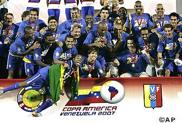 Brazil won the Copa America Title - Brazil team