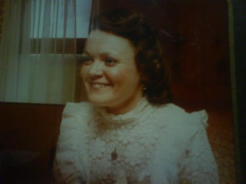 my mum - a picture of my mum on her wedding day in 1978, i was born in 1981, and she died in 1987, i miss her dearly