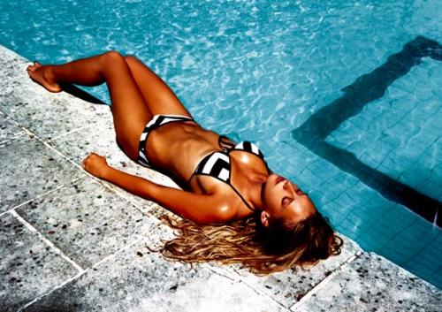 sunbathing - sunblock before sunbathing