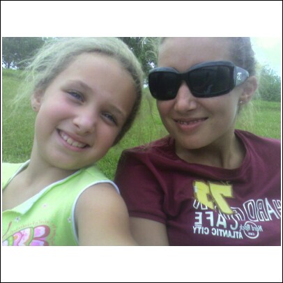 Kaylie and Me - My seven year old daughter and me. She looks just like me right! She is my world:)