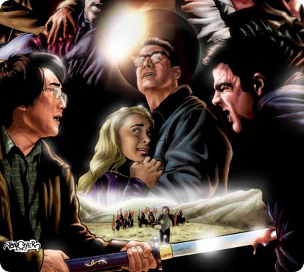 Heroes Cartoon - Here is a photo of heros made like a cartoon. Very nice ^^