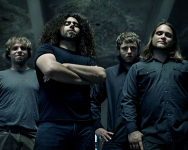 Coheed and Cambria - Coheed and Cambria the band just chillin in the photo.