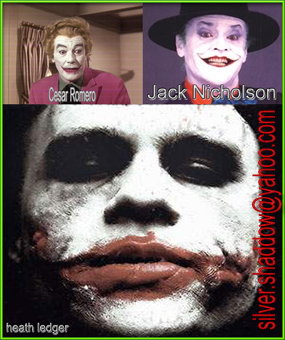 The JOKER(s) - The many faces of the joker as depicted ont eh big/silverscreen