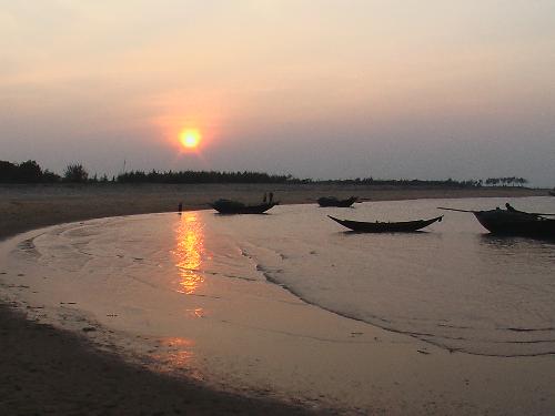 The sunset - the view
