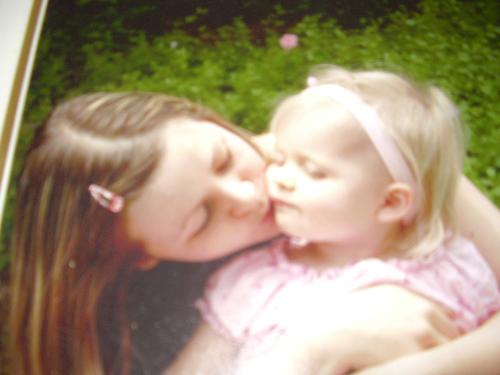 Mummy and daughter - Kisses for the most precious thing in my life