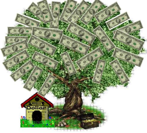 Money Tree - Money doesn't grow on trees for us or for the people we shop with - honesty is always the best policy.