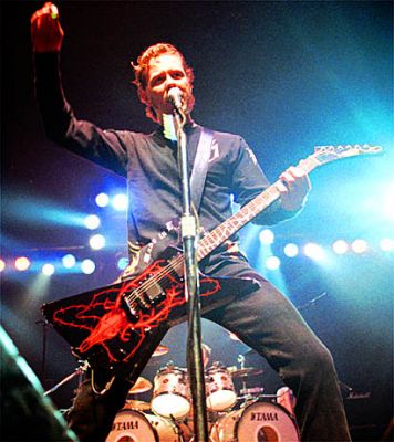 James Hetfield - Again, james hetfield looking cool with his awesome guitar