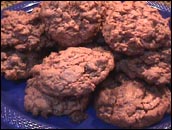 Double Chocolate Oatmeal Cookies  - Don't these look great. Soo fattening but good.