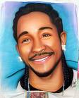 omarion - A drawing of singer/dancer Omarion. Former lead singer of the r&b group B2K.