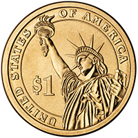 Presidential Dollar Coins - Reverse side of the George Washington Dollar Coin