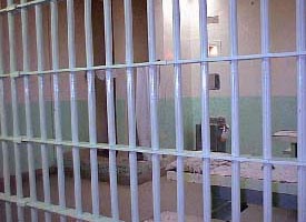jail cell - a place where the prisoners are kept.
