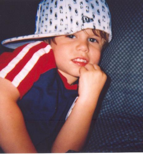 *Gab The Babe* - My Little couison Gabreil Ortiz. I love him to death. Hes Whereing my Brand new NBA Hat. He makes it look so good.