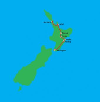 Road Trip - From Wellington To Auckland, New Zealand.