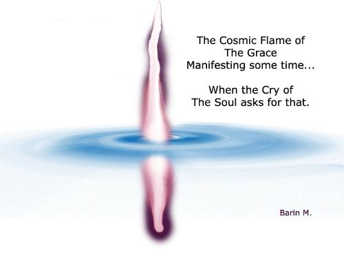 Cosmic Flame of the Grace - This ia a photoart work prepared to express the theme of cosmic flame of the grace with it's manifestation!