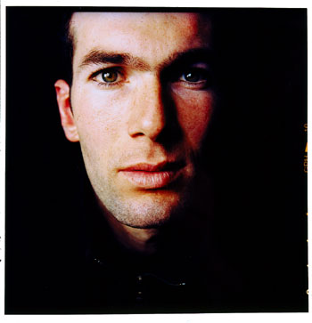 Zidane!! - Photo taken by Steve Pyke http://www.pyke-eye.com