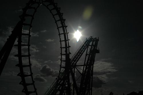 roller coaster - Shot taken at Enchanted Kingdom