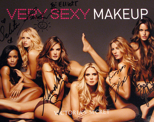 Victoria's Secret - advertisement for very sexy makeup by Victoria's Secret